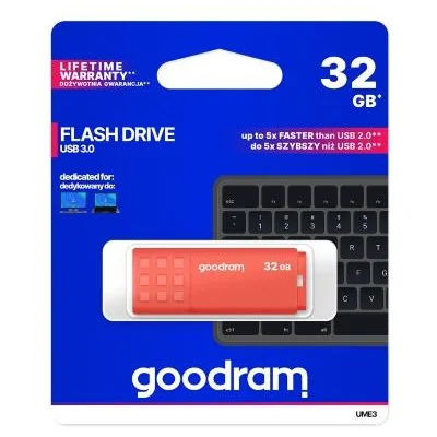 Pendrive GoodRAM 128GB UME3 orange USB 3.0 - retail blister