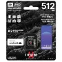 microSD IRDM by GOODRAM 512GB UHS I U3 A2 + adapter